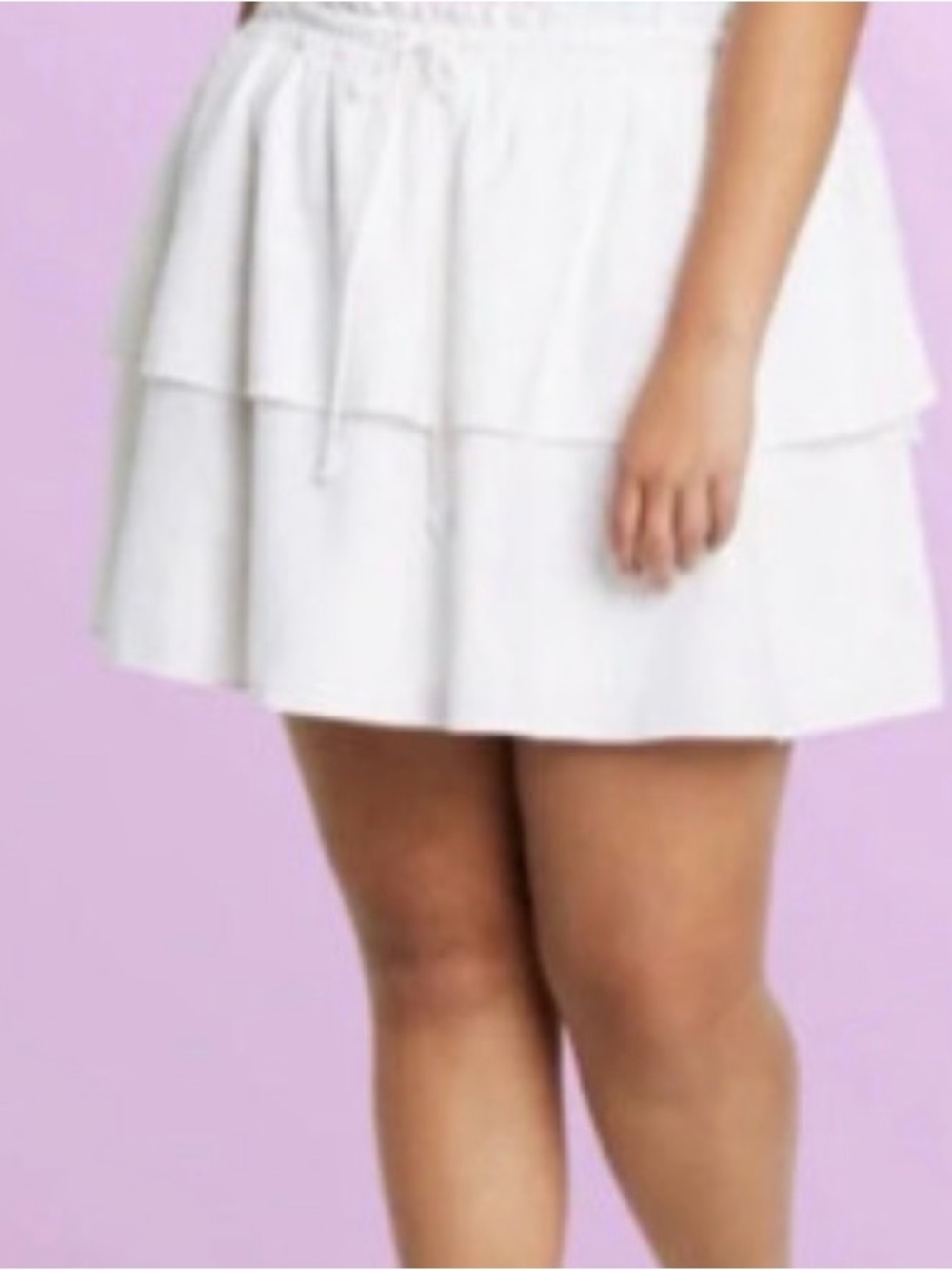Stoney Clover Lane x Target white skirt 4x